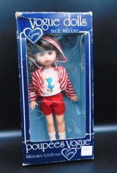 8'' GINNY VOGUE DOLL RED PLAYFUL OUTFIT, BLUE BOX #1241